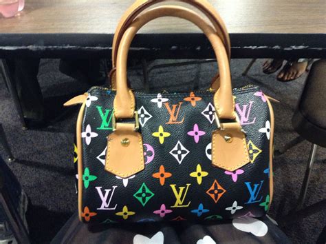 louis vuitton colorful bag.